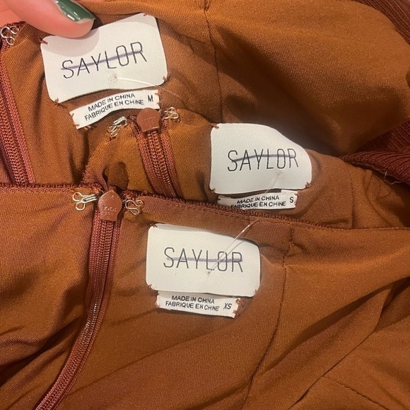 NWOT Saylor Sterling Fringe Cutout Jumpsuit - Picture 6 of 6